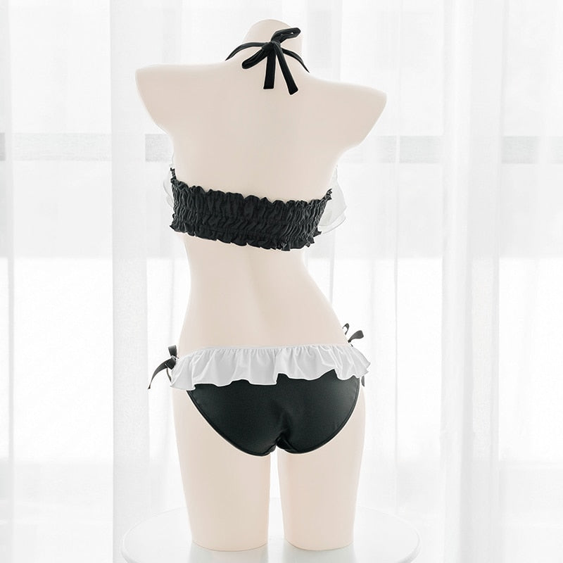 Japanese Bow Ruffles Lolita Underwear Set