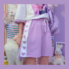 Harajuku Love Heart Kawaii Shorts