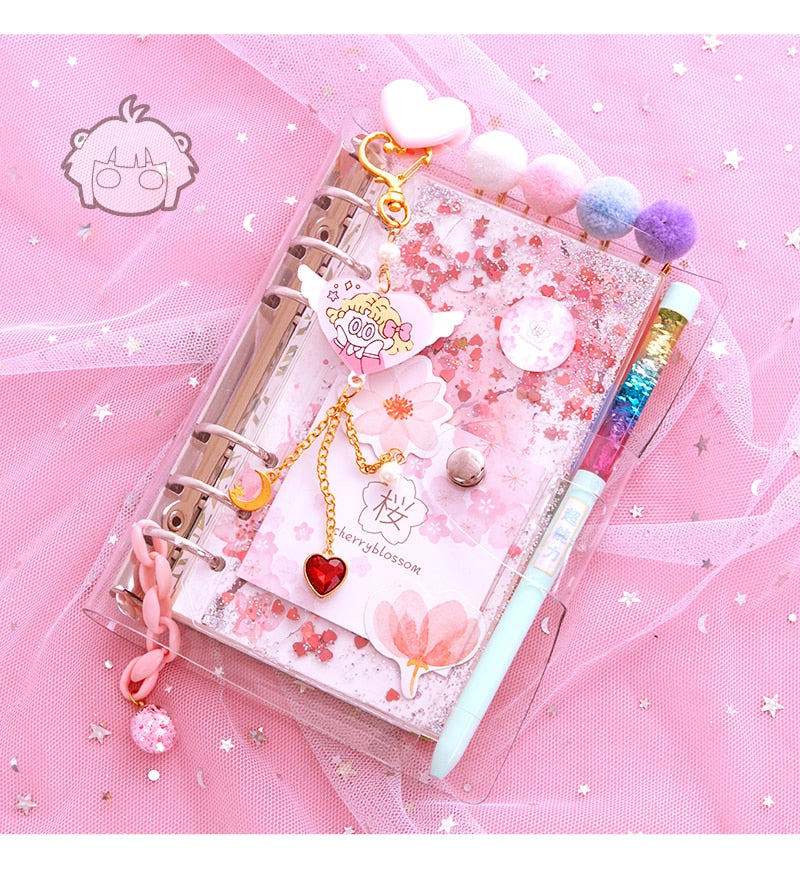 Kawaii Cherry Blossoms Diary Notebook Gift