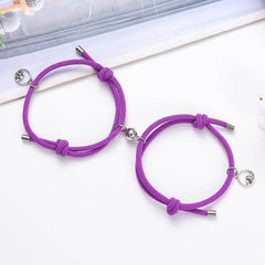 2pcs Couples Magnetic Attraction Bracelets