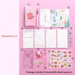 Kawaii Cherry Blossoms Diary Notebook Gift