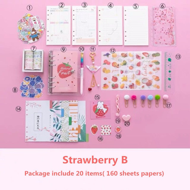 Kawaii Cherry Blossoms Diary Notebook Gift