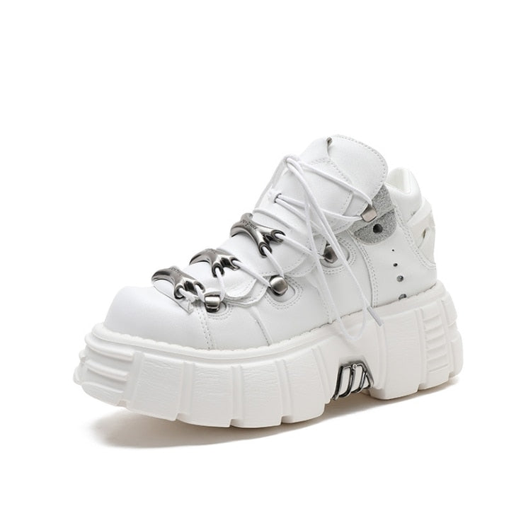 Punk Style Platform Sneakers Shoes