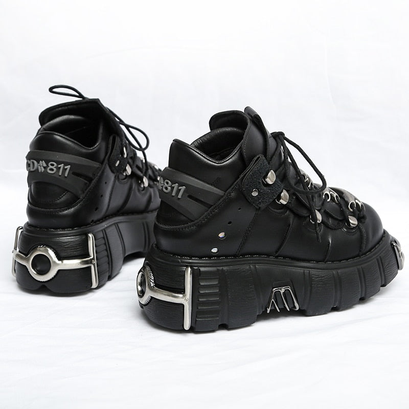 Punk Style Platform Sneakers Shoes