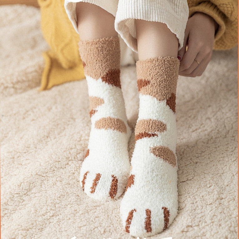 Funny Cute Style Cat Paw Socks