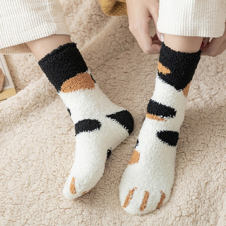 Funny Cute Style Cat Paw Socks