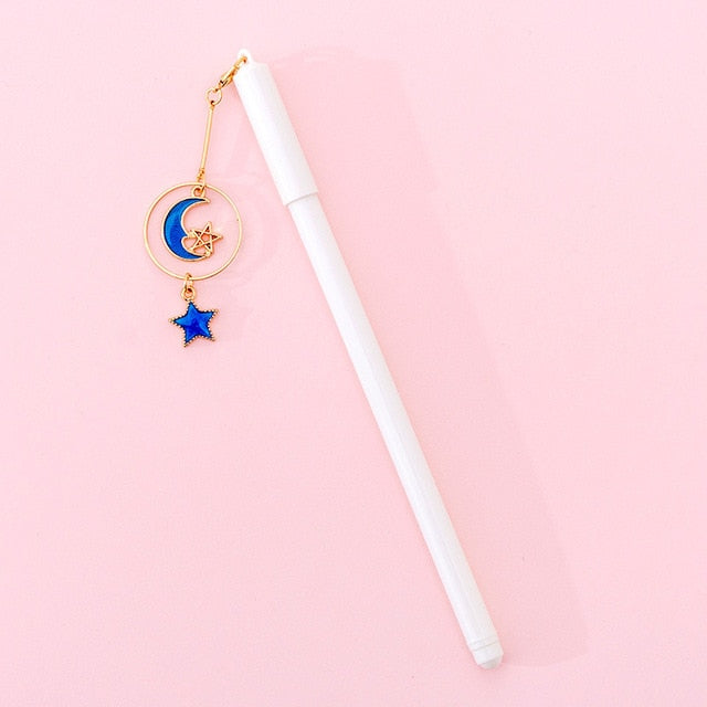 4Pcs Lovely Creative Star Sky Pendant Gel Pen