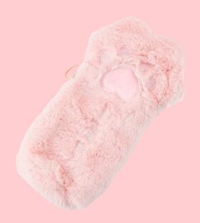 Kawaii Cat Paw Soft Plush Pencil Case