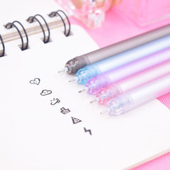 4Pcs Cute Feather Pendant Neutral Pens