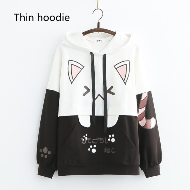 Harajuku Kawaii Cat Ear Hoodie