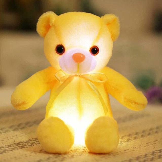 Colorful Glowing Teddy Bear Plush Toy