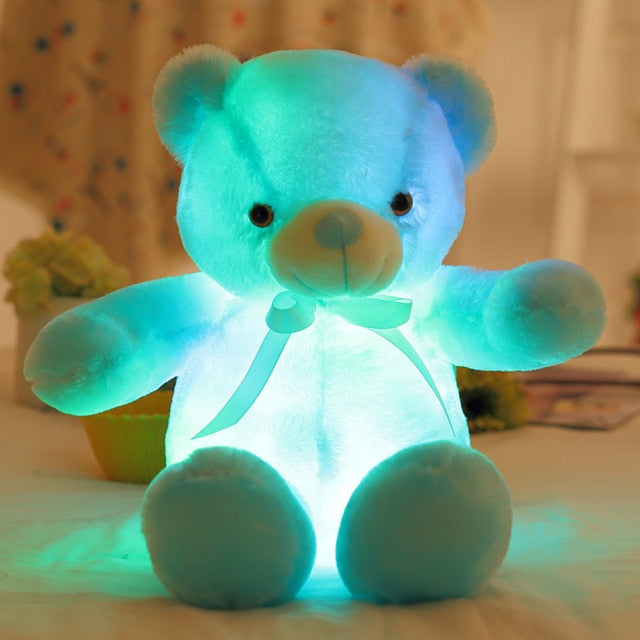 Colorful Glowing Teddy Bear Plush Toy