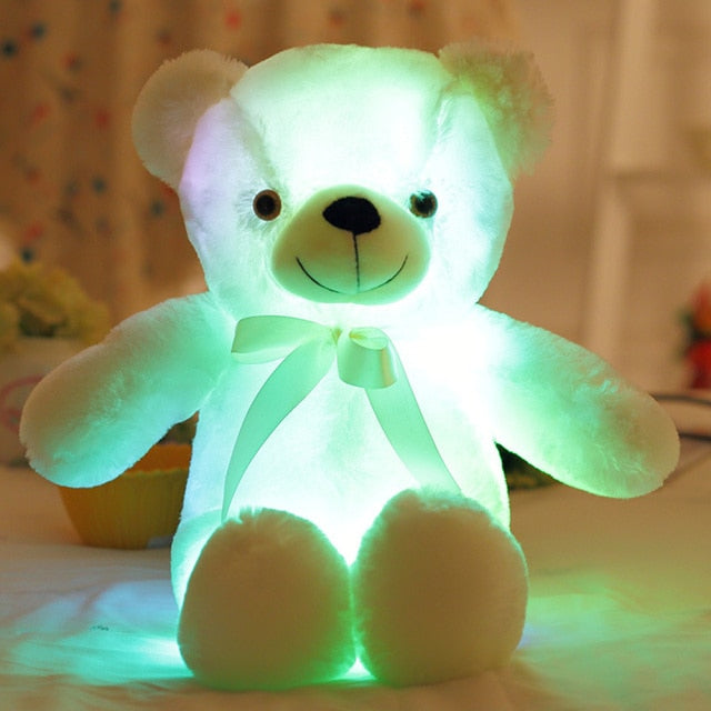 Colorful Glowing Teddy Bear Plush Toy