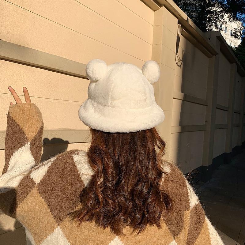 Kawaii Bear Ears Bucket Hat