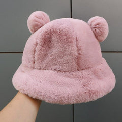 Kawaii Bear Ears Bucket Hat