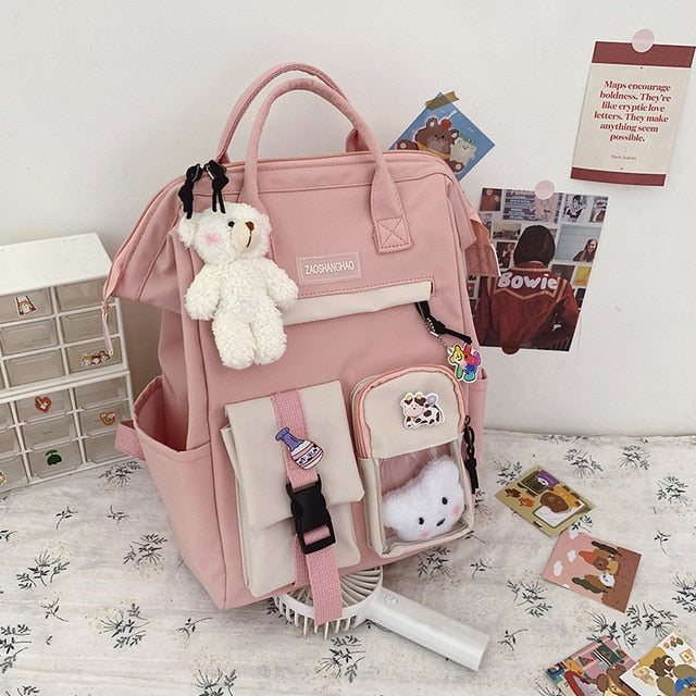 Kawaii Candy Colors Backpacks