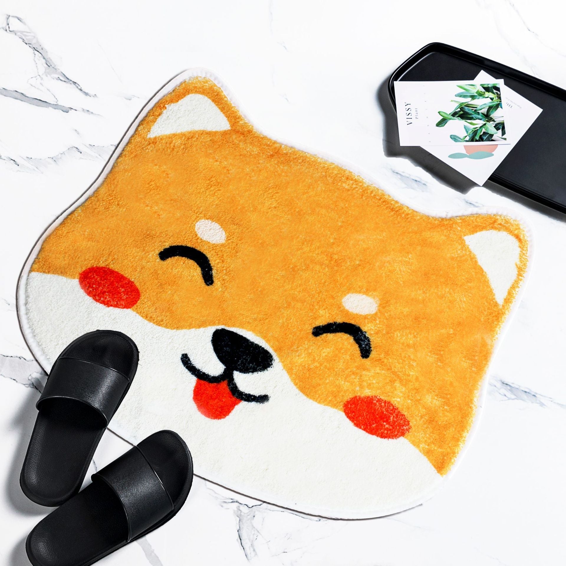 Creative Cute Cartoon Shiba Inu Dog Cat Mats