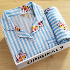 Cute Long Sleeve Pajamas Set