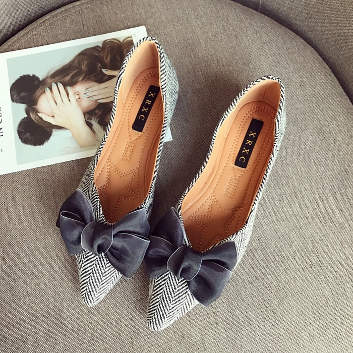 Pointed Toe Sweet Soft Sole Flat Shoes