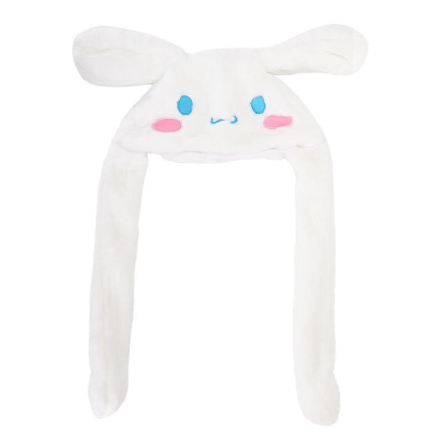 Kawaii Plush Bunny Hat Moving Ears Up Gift