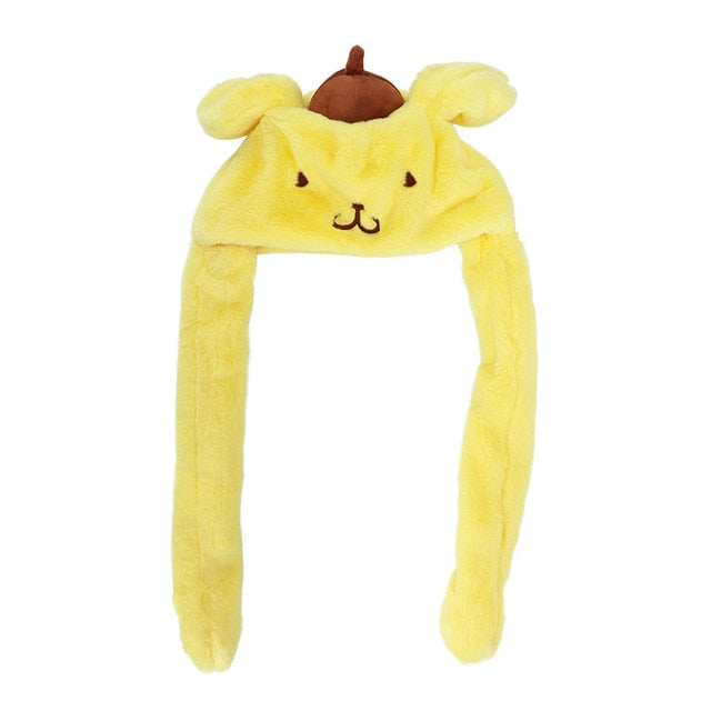 Kawaii Plush Bunny Hat Moving Ears Up Gift