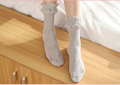 Japanese Lolita Ruffle Socks