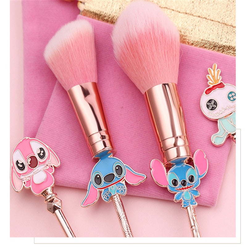 Kawaii Stitch Makeup Brushes Tool Set