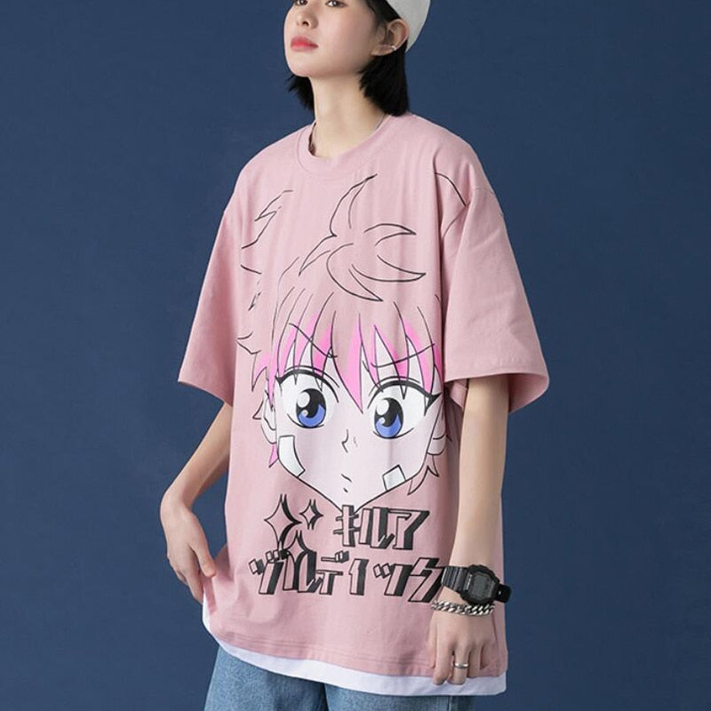 Japanese Harajuku Couple T-shirt