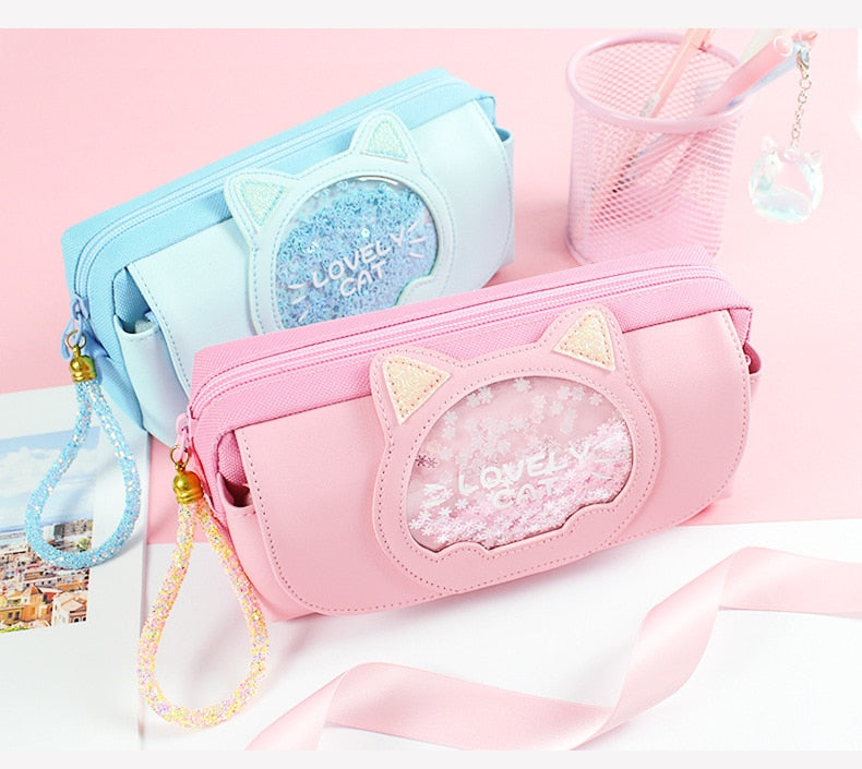 Cute Cat School Pencil Case