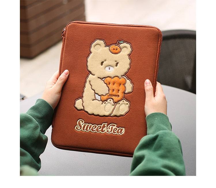 Cartoon Cute Creative Tablet Protective Bag