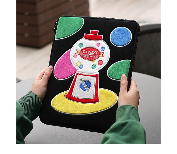 Cartoon Cute Creative Tablet Protective Bag