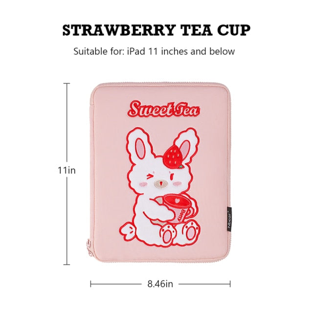 Cartoon Cute Creative Tablet Protective Bag