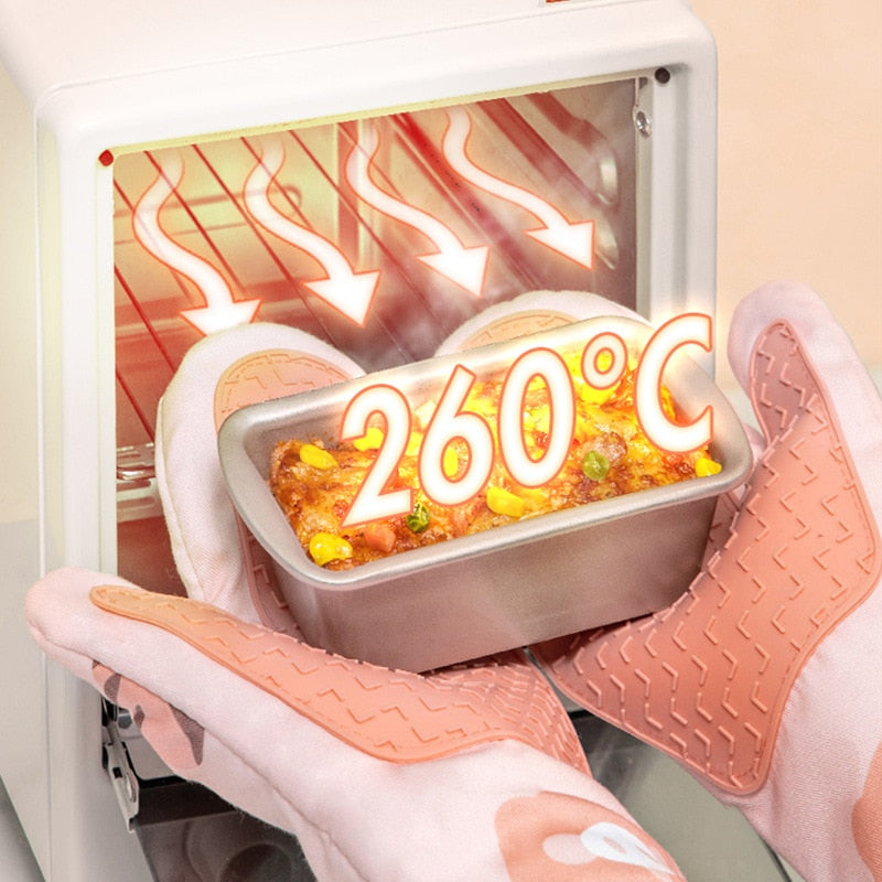 Kawaii Oven Silicone Gloves