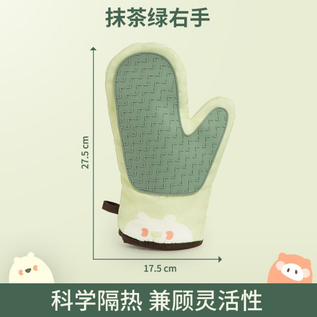 Kawaii Oven Silicone Gloves