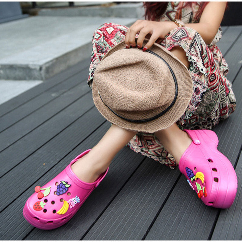 Cute Fruit Platform Sandals