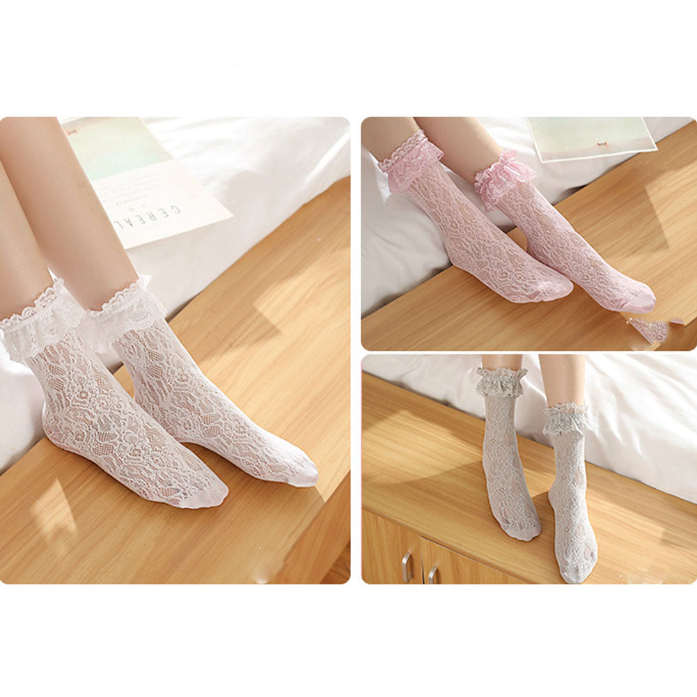 Japanese Lolita Ruffle Socks