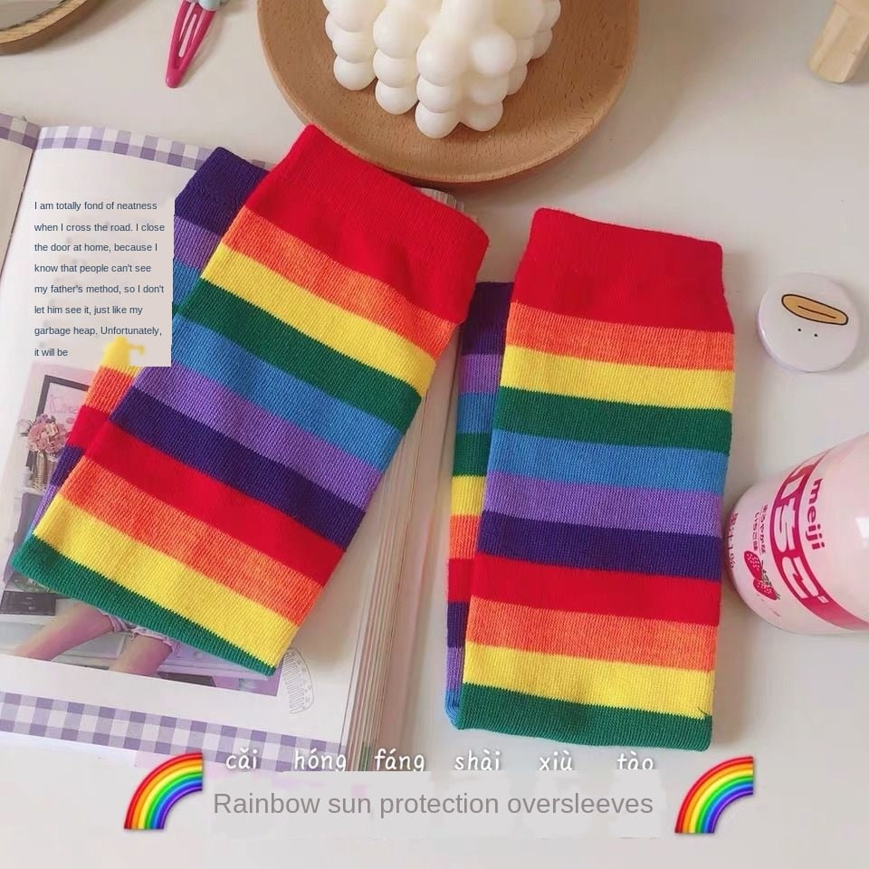 Harajuku Cute Rainbow Cuffs