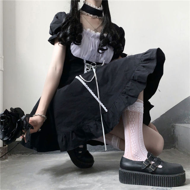 Japanese Lolita Gothic Harajuku Dress