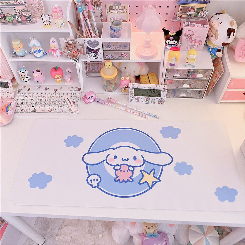 Japanese Kawaii Cute Bunny Desktop Mat