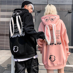 Kawaii Bunny Couple Hoodie