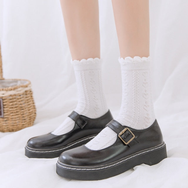 Japanese Kawaii Girl Bowknot Socks