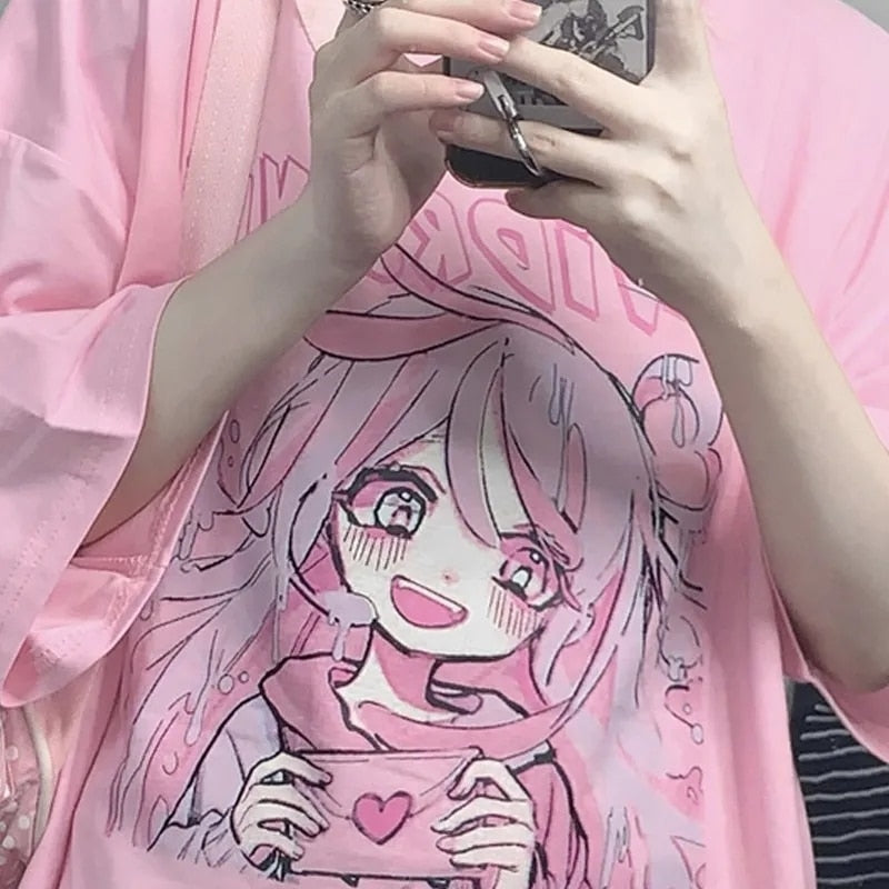 Harajuku Aesthetic Long T-shirt