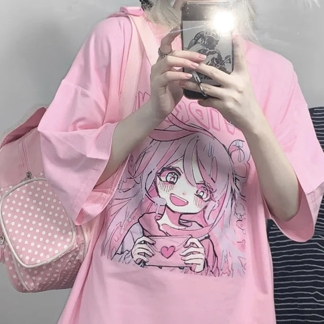 Harajuku Aesthetic Long T-shirt