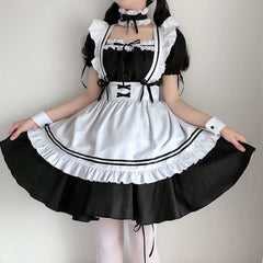 Cute Lolita Maid Costumes Japanese Outfit Dress