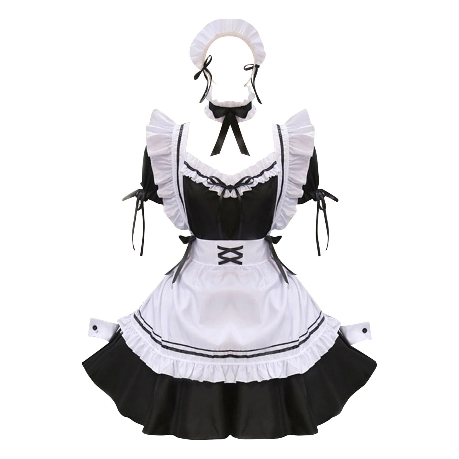 Cute Lolita Maid Costumes Japanese Outfit Dress