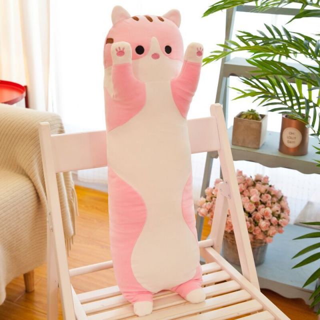 Kawaii Anime Stuffed Toy Hug Cute Cat Plush Pillow