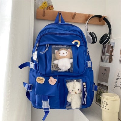 Cute Large-capacity School Soft Girl Backpack