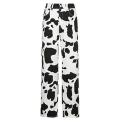 Cow Print Y2K Jeans