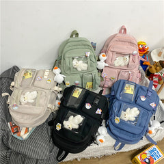 Cute Large Capacity Backpack Schoolbag