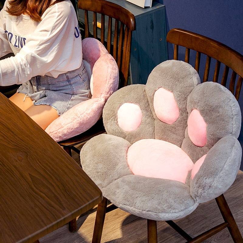 Kawaii Cat Paw Cushion Plush Pillow